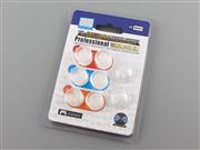 8in1 FPS Magic Removable Plastic Thumbstick Cap PS4 Shape for PS4 and XBOX ONE Controller - Clear