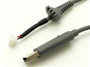 5 Pin Wired Controller USB Cable with Breakaway for XBOX 360 Joystick - Grey 02