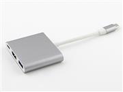 3in1 Type-C 4K 30Hz HD Dock Converter Adapter for Ns Switch Samsung S8 Macbook - Grey 02