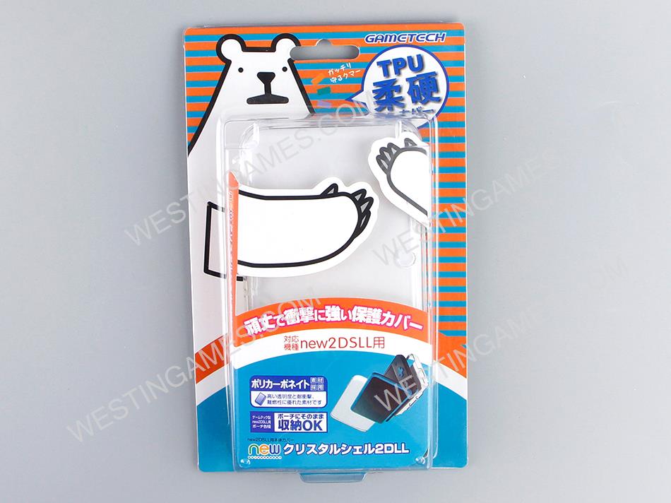 NEW TPU Crystal Clear Cover Case for NEW 2DS XL/LL Console