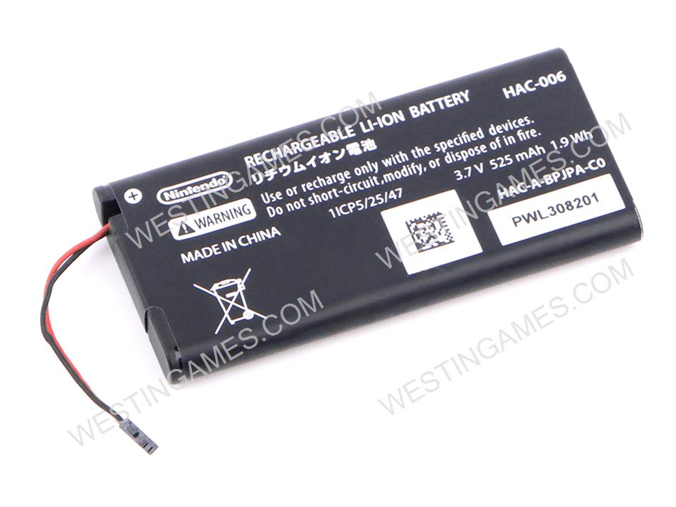 Original Inner Rechargeable Battery HAC-006 525mAh 3.7V for Nintendo Switch Joy-con Controller