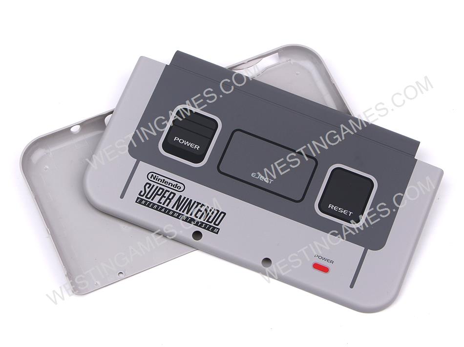 Original Top and Bottom Housing Shell Case Part for NEW 3DSLL/XL - Super Nintendo Limited Edition US