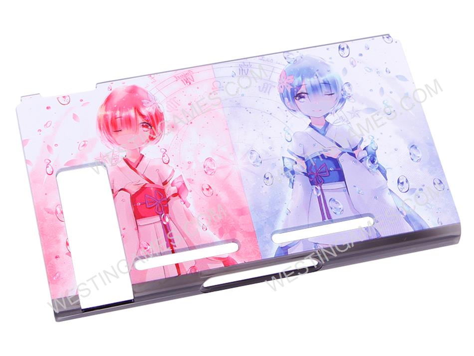 Fashion Design Protective Rear Back Cover Case for NS Switch - RE: ZERO Ram