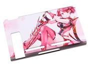 Fashion Design Protective Rear Back Cover Case for NS Switch - Xenoblade 2 Pyra and Hikari