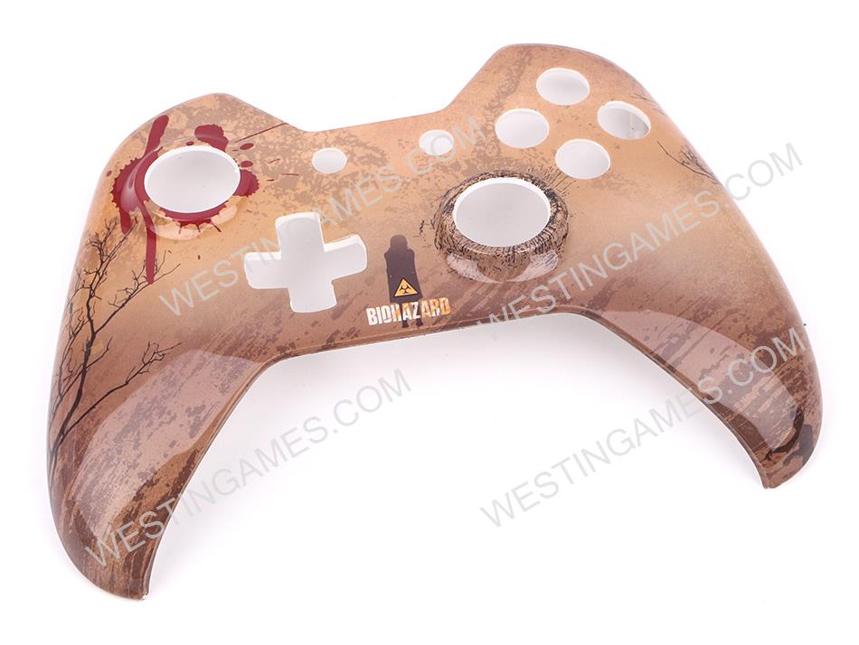 Limited Edition Front Shell Glossy Top Faceplate Mod Parts for XBOX ONE Controller - Resident Evil