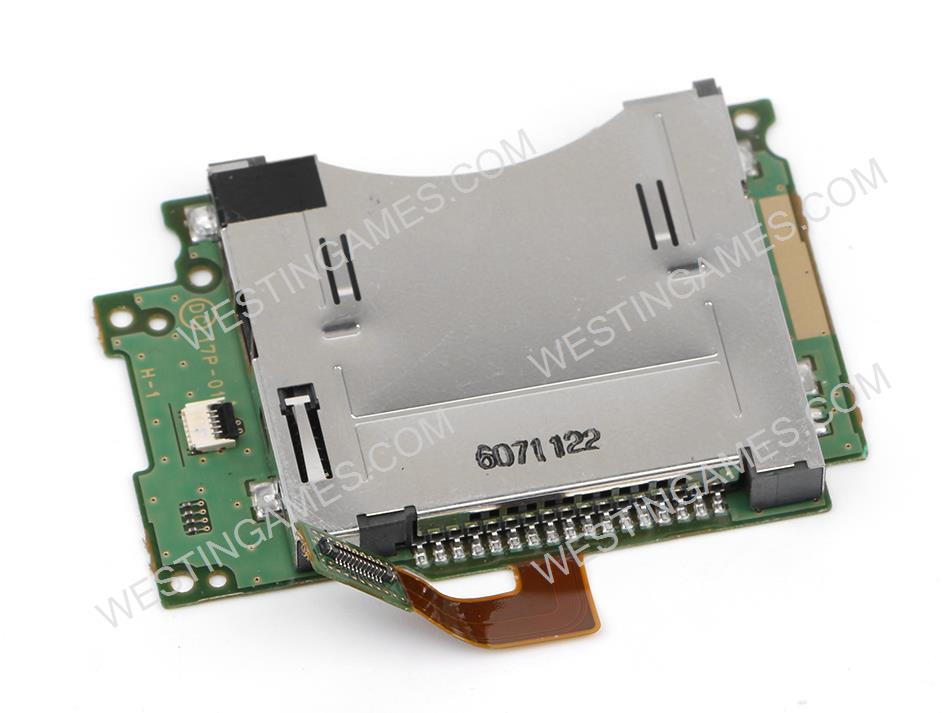 Replacement Original Game Card Solt-1 Socket Part with Flex Cable for 2015 NEW 3DS (Pulled)