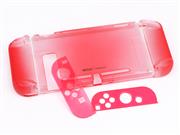 Minithink Upgrade 3in1 Complete Protective Cover Case Gradient Droplets for NS Switch - Red
