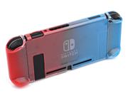 Minithink Upgrade 3in1 Complete Protective Cover Case Gradient Droplets for NS Switch - Blue/Red 06