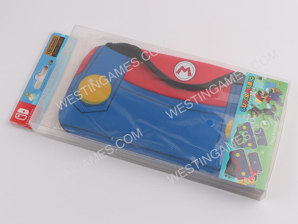 Quick Pouch Collection for Nintendo Switch Super Mario Red