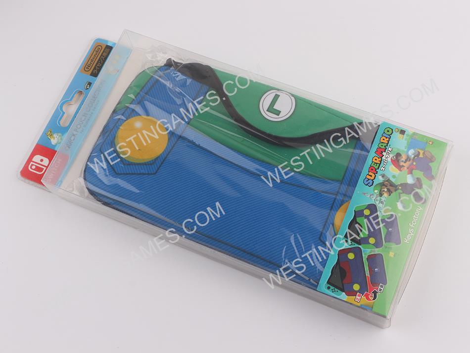 Quick Pouch Collection for Nintendo Switch Super Luigi Green