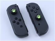 Premium Cute Cat Claw Design Anti-slip Thumb Stick Grips Caps for Nintendo Switch Joy-con Green 03