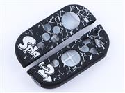 Protective Anti-Slip Soft Splatooh 2 Silicone Skin Case for Switch Joy-Con Controller - Black/White