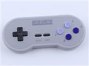 8Bitdo Wireless Controller with Adapter Retro Set for Super SFC Console - Purple Buttom 02