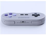 8Bitdo Wireless Controller with Adapter Retro Set for Super SFC Console - Purple Buttom 03