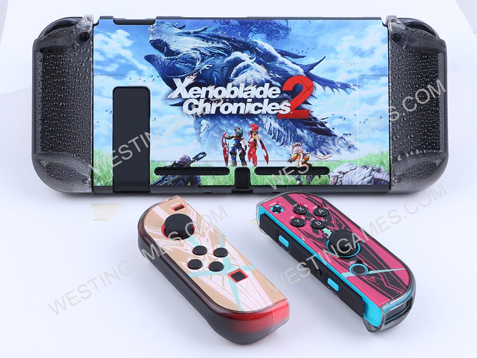 Upgrade Complete Fashion Protective Housing Shell Case Anti-Scratch for NS Switch - Xenoblade 2