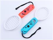 Tennis Racket Packeg Twin Pack for Switch Joycon Controller - Red/Blue 03