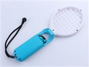 Tennis Racket Packeg Twin Pack for Switch Joycon Controller - Red/Blue 05