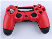 Replacement Top and Bottom Housing Shell Case for Playstation 4 PS4 Controller - Matt Red (OEM A)
