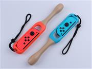Drum Bundle Stick Joy-Con Gamepad Holder for NS Switch Playing Taiko Game - Red/Blue 03
