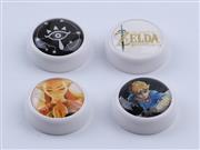 4x Zelda Thumb Grips PVC 3D Analog Caps Set For NS Switch Pro Controller 02