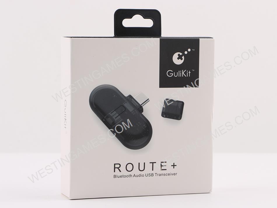 Gulikit Route+ USB Bluetooth Wireless Audio Headphone Earphone Transceiver Converter for NS Switch