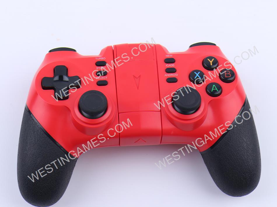 ZM-X6 Wireless Bluetooth Controller with Turbo for Smart phone Android IOS Windows - Red