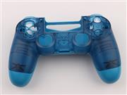 Replacement Top and Bottom Housing Shell Case for PS4 Controller JDM-040/050 - Clear Blue