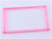 Replacement Housing Shell Case Top+Bottom with Stand for Nintendo switch Console - Clear Red 03