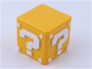 Mario Question Block Game Cartridge and Micro SD Card Case Holder for NS Switch - Yellow