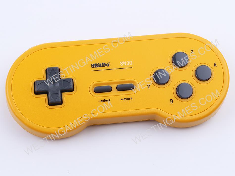 8bitdo SN30 Bluetooth Wireless Game Controller for NS Switch Android IOS MacOS and Windows - Yellow