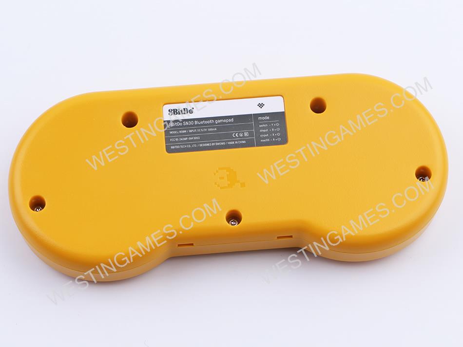8bitdo SN30 Bluetooth Wireless Game Controller for NS Switch Android IOS MacOS and Windows - Yellow 03