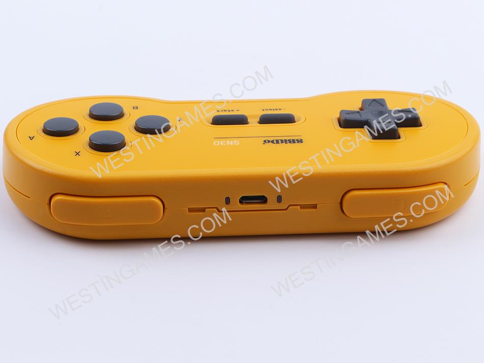 8bitdo SN30 Bluetooth Wireless Game Controller for NS Switch Android IOS MacOS and Windows - Yellow 04