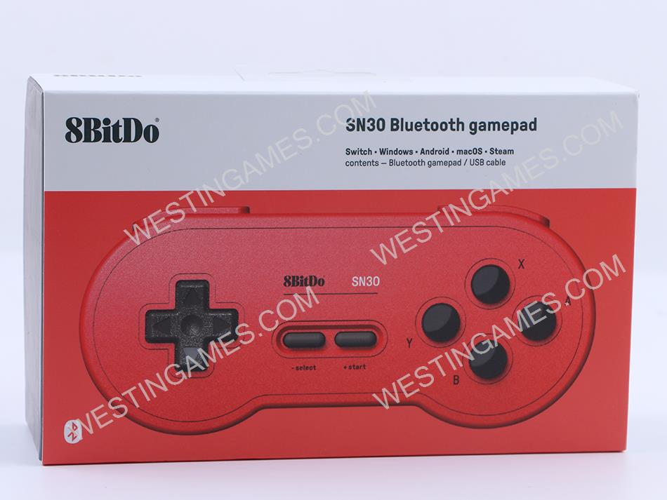 8bitdo SN30 Bluetooth Wireless Game Controller for NS Switch Android IOS MacOS and Windows - Red 06
