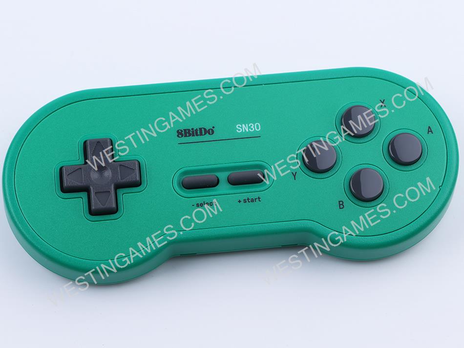 8bitdo SN30 Bluetooth Wireless Game Controller for NS Switch Android IOS MacOS and Windows - Green