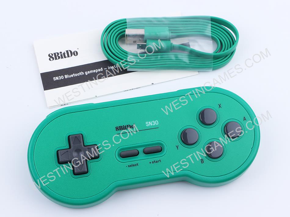 8bitdo SN30 Bluetooth Wireless Game Controller for NS Switch Android IOS MacOS and Windows - Green 02