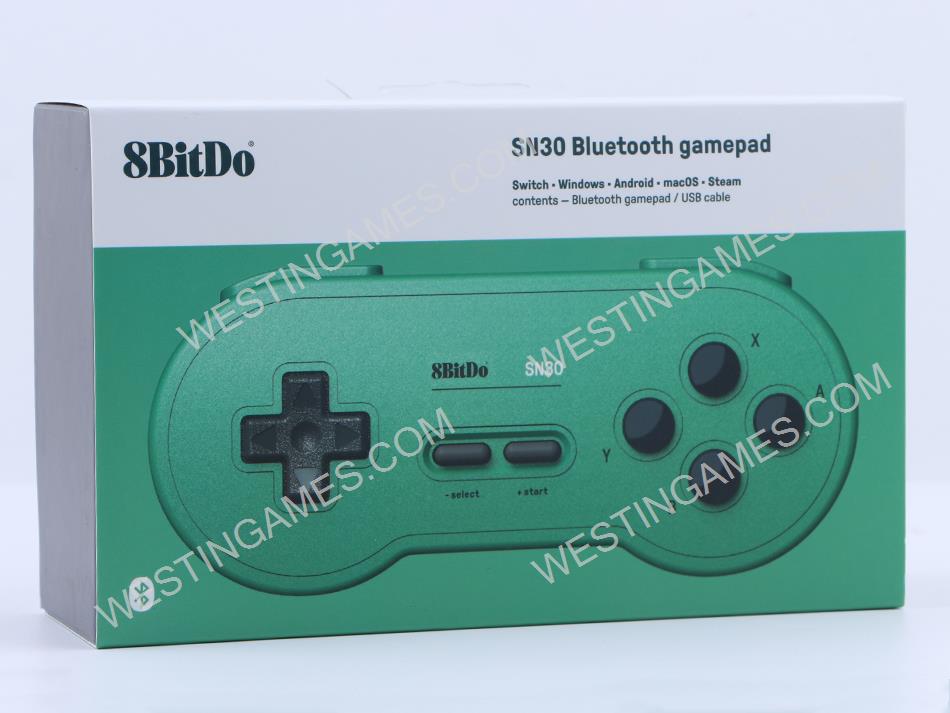 8bitdo SN30 Bluetooth Wireless Game Controller for NS Switch Android IOS MacOS and Windows - Green 06