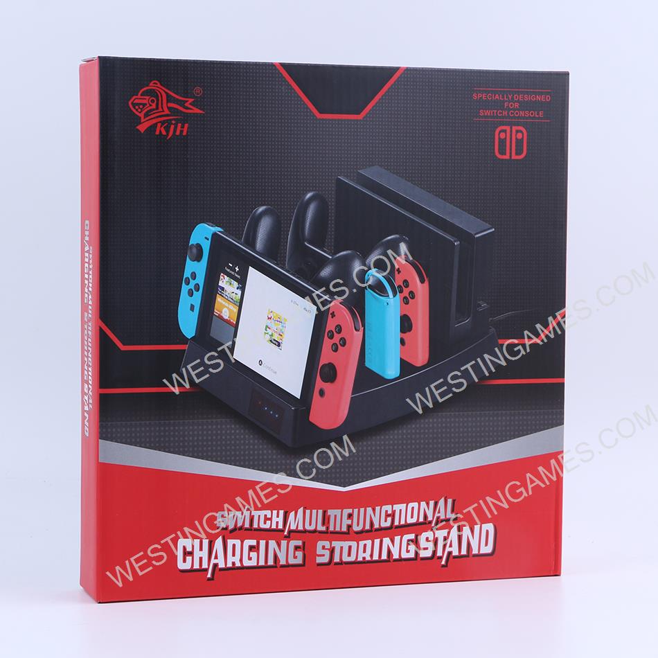 Multi-fungtional Controller and Console Charging Storing Stand for NS Switch