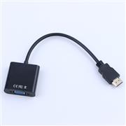 HDMI Port Male to VGA With Audio HD Video Cable Wire Converter Adapter 03