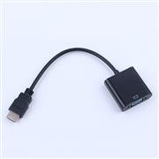 HDMI Port Male to VGA With Audio HD Video Cable Wire Converter Adapter 04