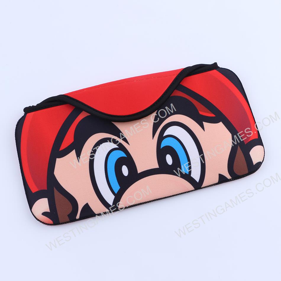New Quick Pouch Collection for Nintendo Switch Super Mario Red