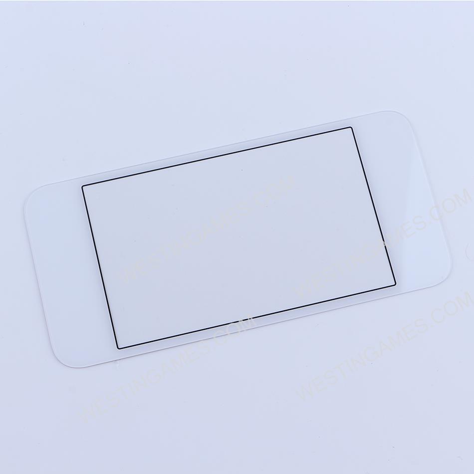 Replacement Top Surface Glass with Gasket Sticker forNEW 2DSXL/LL - White