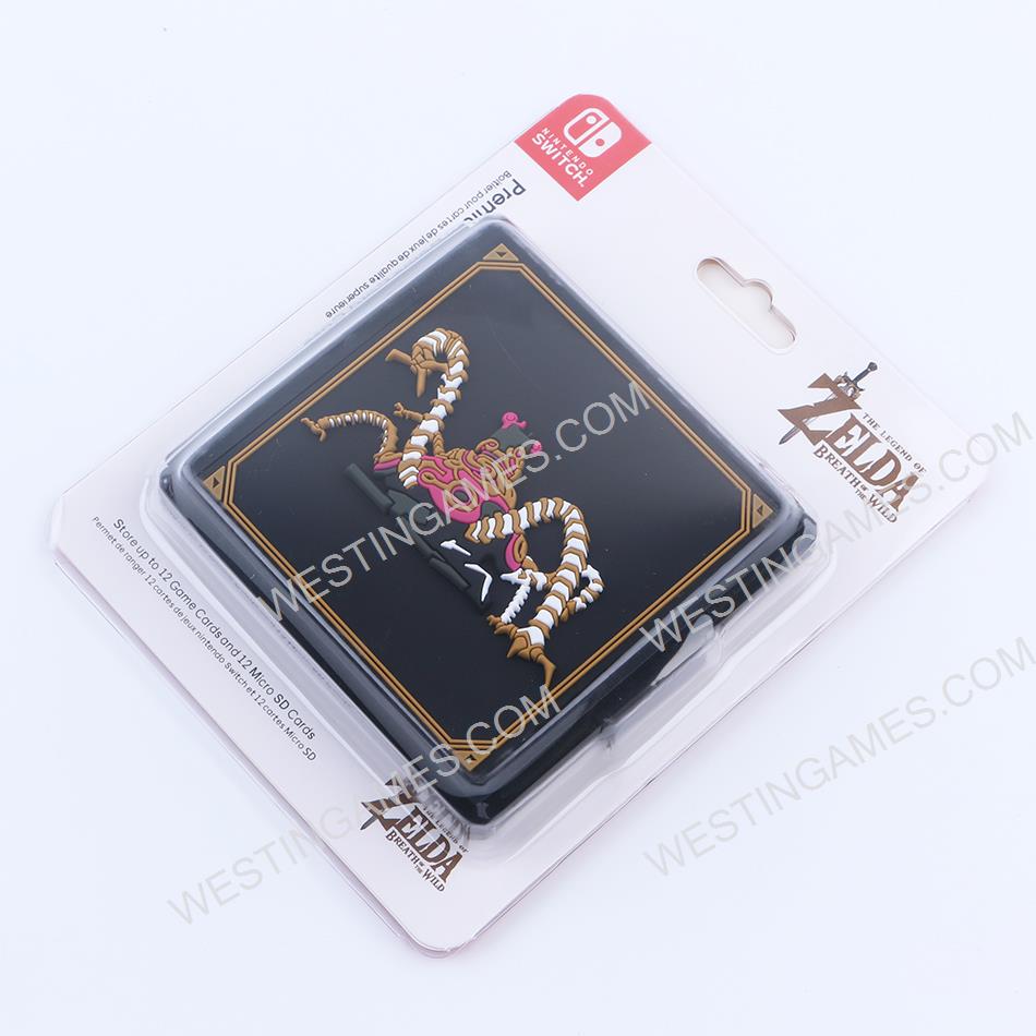 12 Slots Game Card Cartridge Storage Case Box for NS Switch - Zelda Guardian