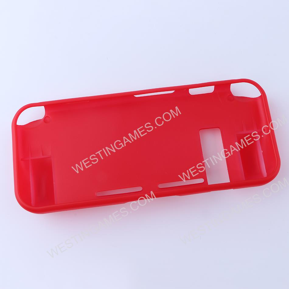 Comfortable Soft tpu Grip Case and Ergonomic Shock-Absorption Cover for NS Switch - Red