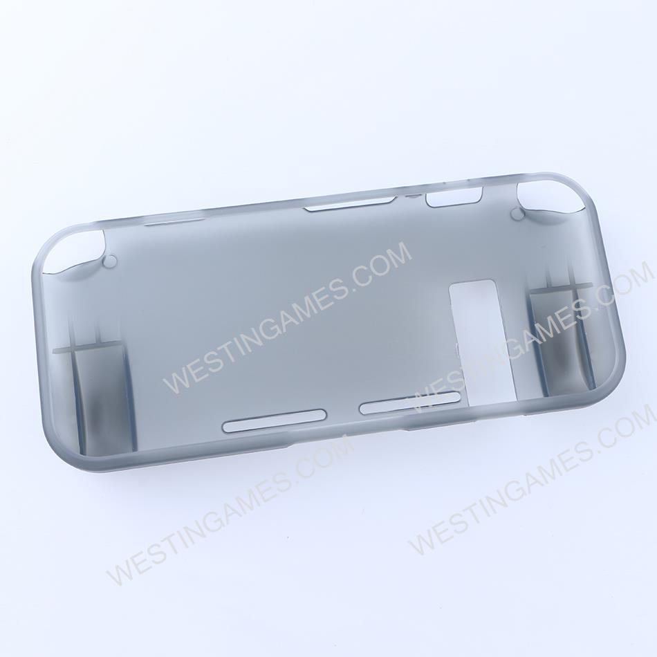 Comfortable Soft tpu Grip Case and Ergonomic Shock-Absorption Cover for NS switch - Grey