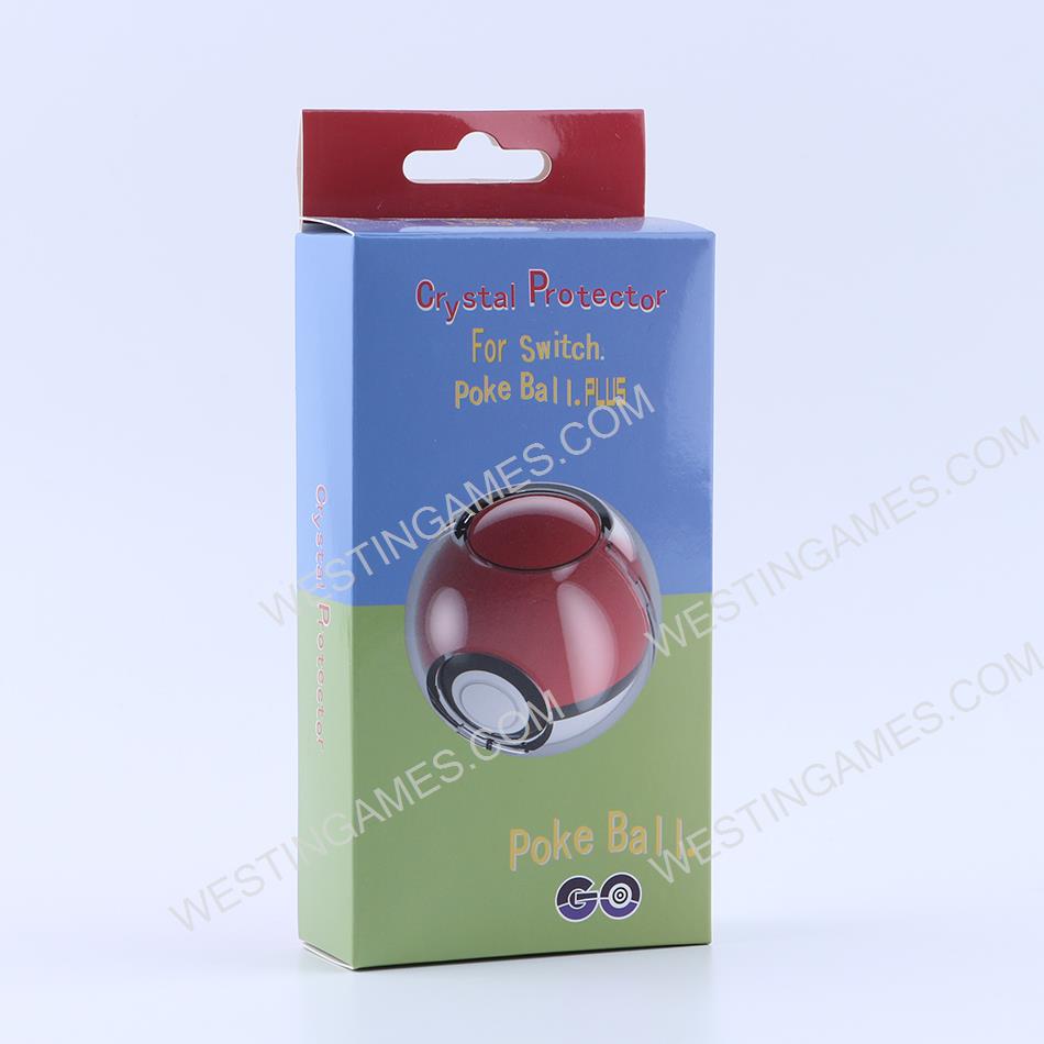 Crystal Protector Cover Case for Switch Pokemon Ball Plus - Clear Black