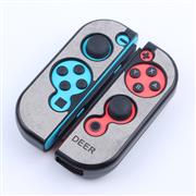 Minithink Anti Sweat Cloth Elk Art Protecting Waterproof Cover Shockproof Case for NS Switch - Grey 04