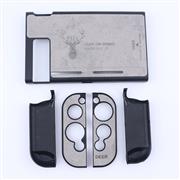 Minithink Anti Sweat Cloth Elk Art Protecting Waterproof Cover Shockproof Case for NS Switch - Grey 05