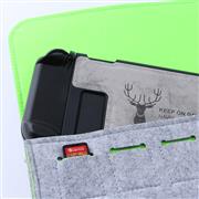 Slim Travel Carry Bag Protector Pouch with 5 Games Memory Card Holders for Nintendo Switch - Grey 04