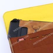 Slim Travel Carry Bag Protector Pouch with 5 Games Memory Card Holders for Nintendo Switch - Brown 04