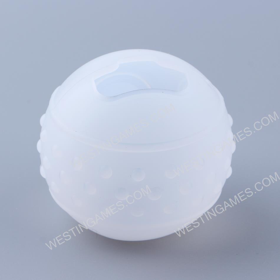 Protective Anti-Slip Soft Silicone Skin Case for Switch Pokemon Ball Plus - Clear White